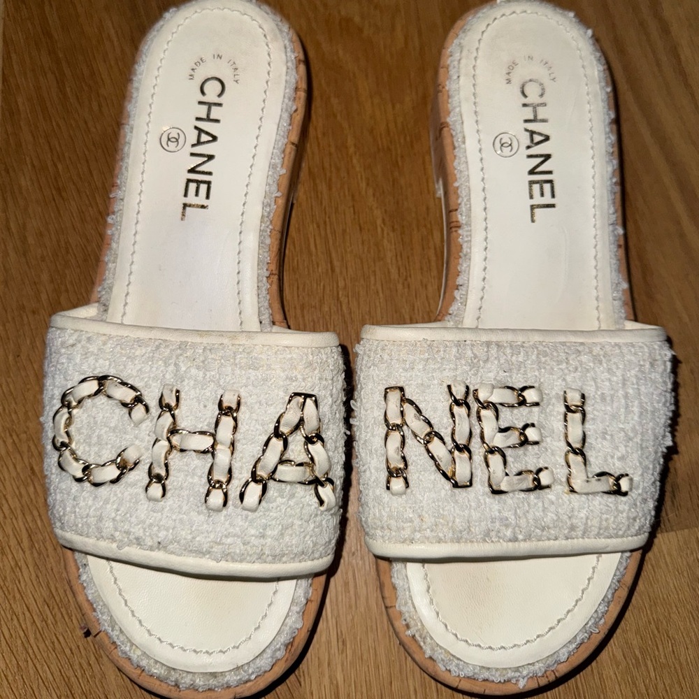 Chanel Embroided Sandals ( SOLD )